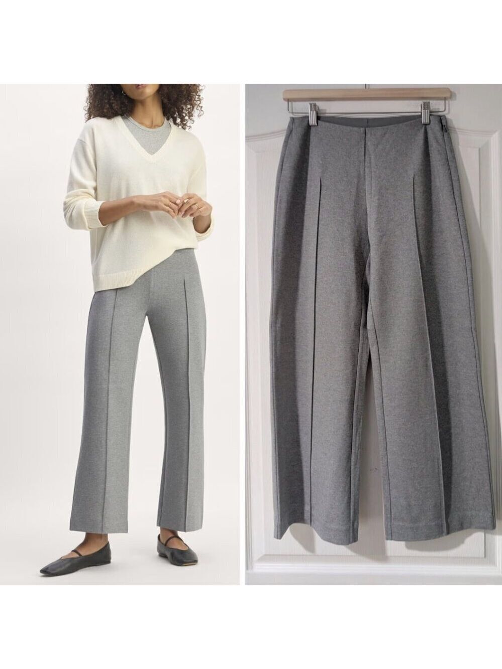 Everlane | The Dream Trouser In Heather Grey (XS)